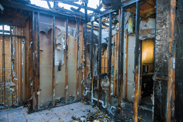 Professional Fire Damage Repair technician working in Lynchburg, OH